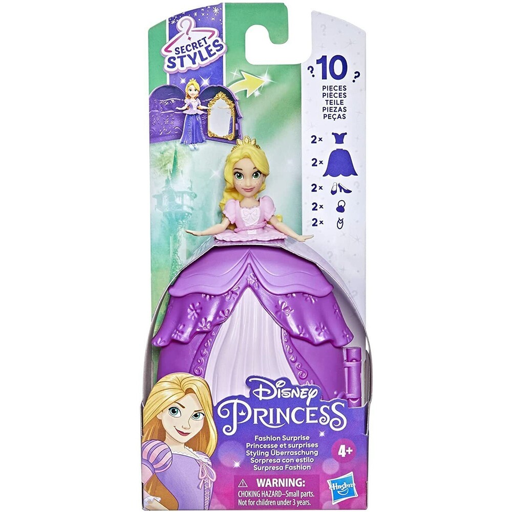 Disney Princess Secret Styles Fashion Surprise RAPUNZEL 10 Piece New